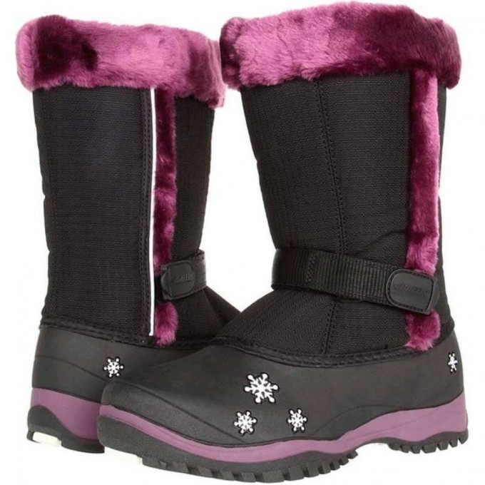 Сапоги BAFFIN Lily Black/Plum 05/37 SNFL-J001-BAH-05 Сапоги BAFFIN Lily Black/Plum 05/37 SNFL-J001-BAH-05